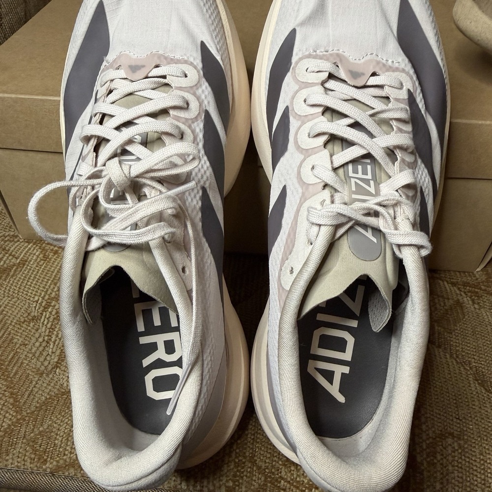 Adidas Adizero Evo SL KJ2001 Athletic Sneaker Womens Size 7 Gray Running Sports - Picture 8 of 9